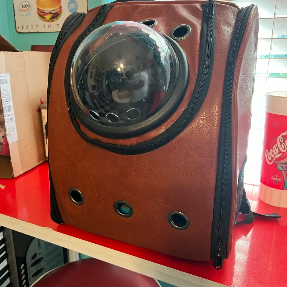 Cat Travel Backpack - Bubble View Window